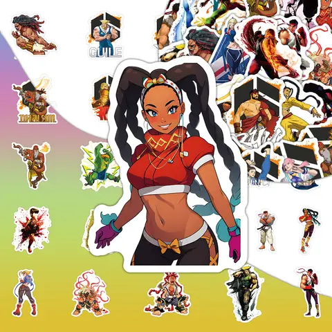 10/60PCS Street Fighter Stickers SNK VS. CAPCOM Game Waterproof DIY Stickers Decoration Notebook Mobile Guitar Suitcase Graffiti
