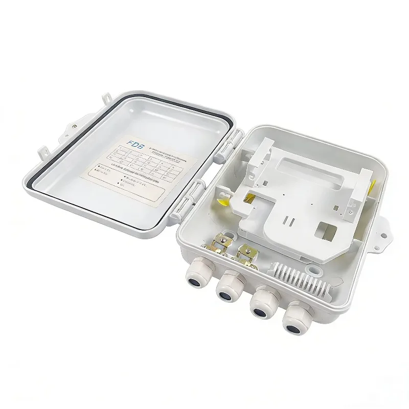 Factory Price ABS Material FTTH FDB 12-core Fiber Optic Distribution Box FTTH Fiber Splice Box Fiber Optic Distribution Box