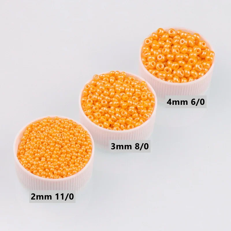 2/3/4Mm Tsjechische Preciosa Oling Natuurlijke Kleuren Glas Seedbeads Hoge Flash Ronde Spacer Kralen Charme Voor Diy Sieraden Armband Maken