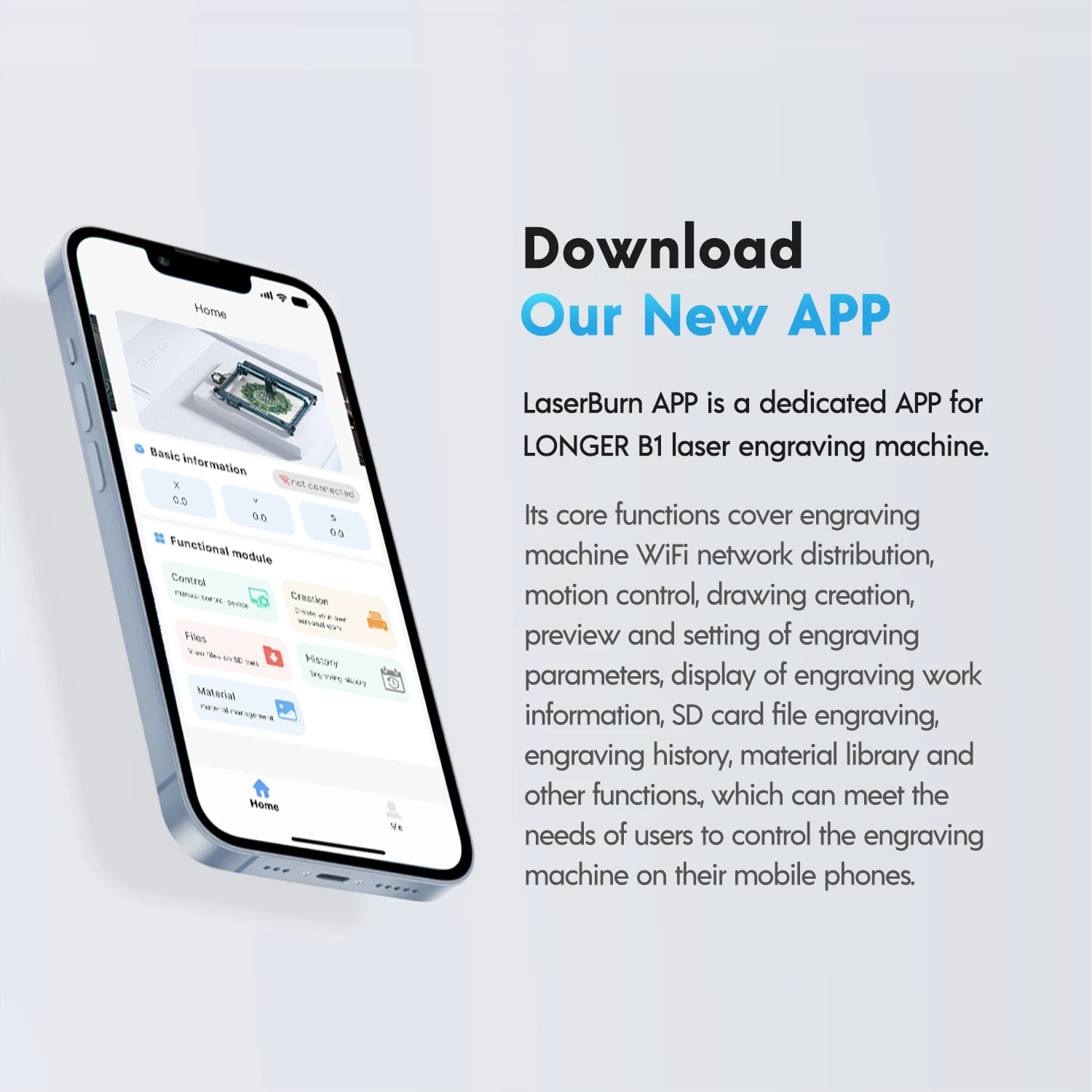 ماكينة الحفر بالليزر أطول B1 30 وات