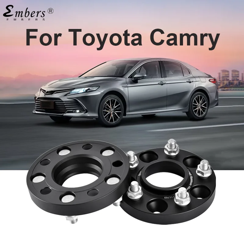 

Embers For Toyota Camry PCD 5X114.3 CB 60.1 M12X1.5 Forged Aluminum Black Wheel Spacer Hub adapter 1 Piece