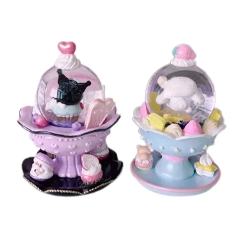 Kuromi Cinnamoroll BabyCinnamoroll Little Twin Star My Melody Japanese Anime Different Style Model Crystal Ball Ornaments