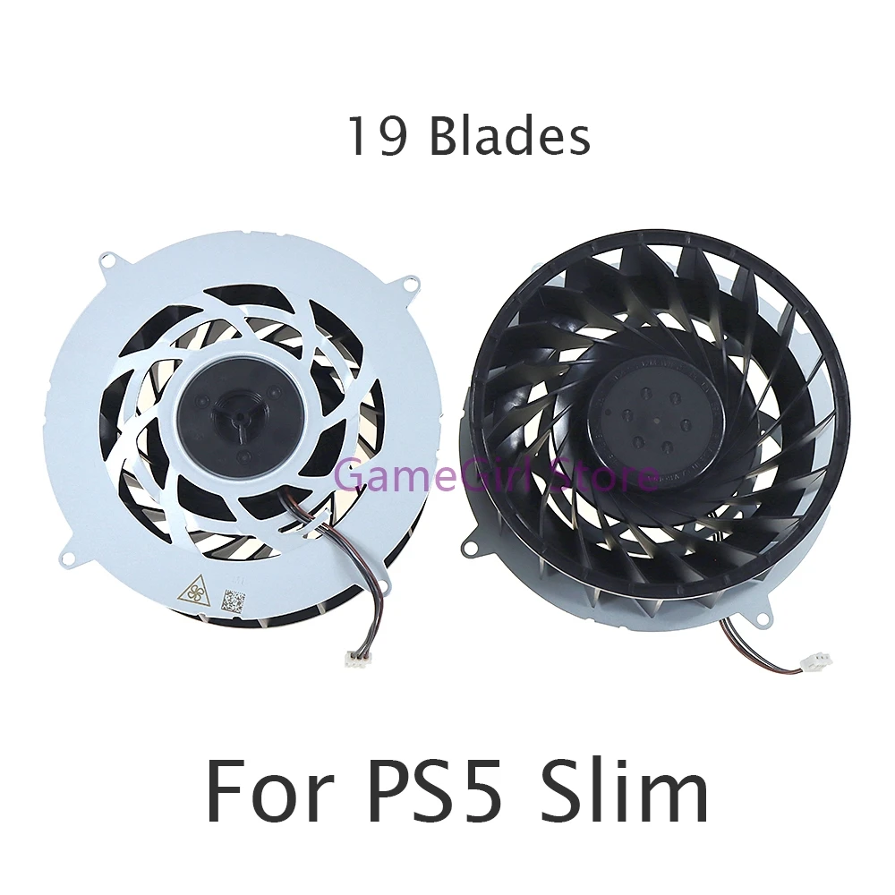 

5pcs Replacement For PlayStation PS5 Slim Console 19 Blades Internal Cooling Fan NMB Built-In Cooler Fan