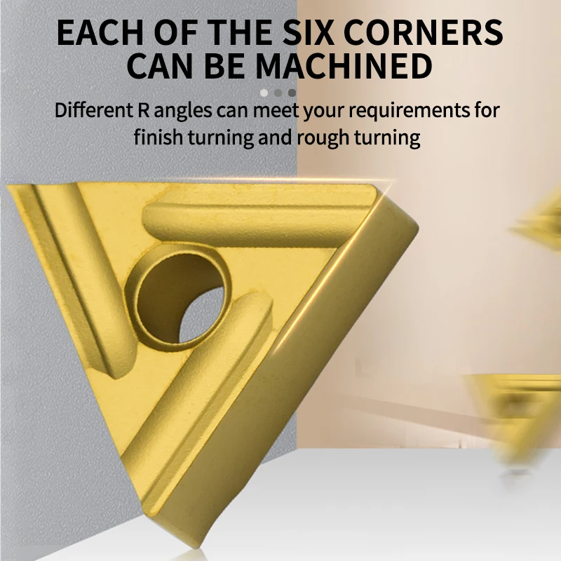 

TNMG160408R-S Токарный инструмент с ЧПУ, долбежный треугольный твердый сплав, внешний круг, двусторонний инструмент для обработки зерна, твердая сталь