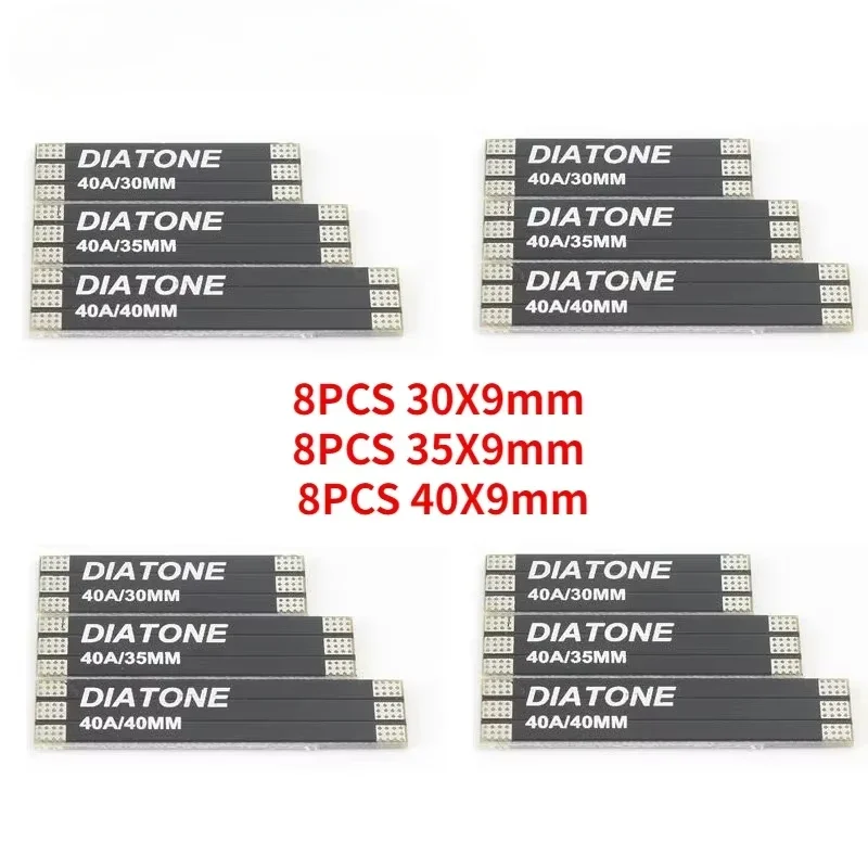 24PCS DIATONE ESC Power Distribution Board - 3-6S Motor Wires Extension Plate 30X9mm 35X9mm 40X9mm