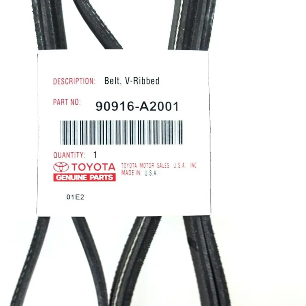 

Оригинальный генератор и ремень вентилятора 90916-A2001