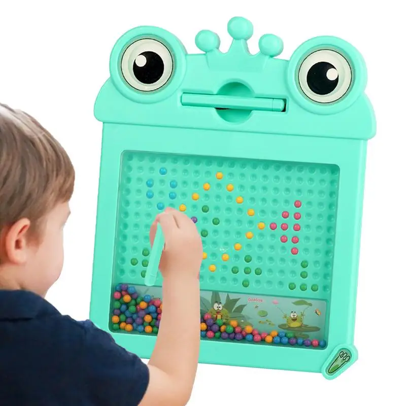 Magnet Drawing Board Magnetic Cartoon Frog Shape Drawing Board For Kids Preschool Learning Activities Multifunctional