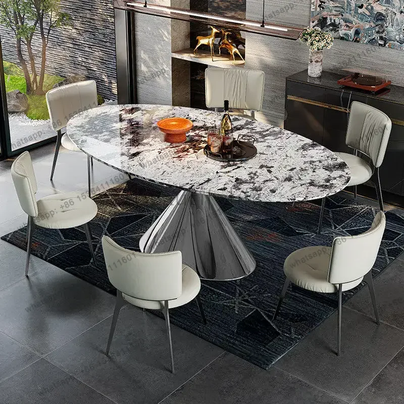 LD High Poker Dining Table Designer Writing  Modern Luxury Study Gaming Dining Table Restaurant Muebles Home Furniture