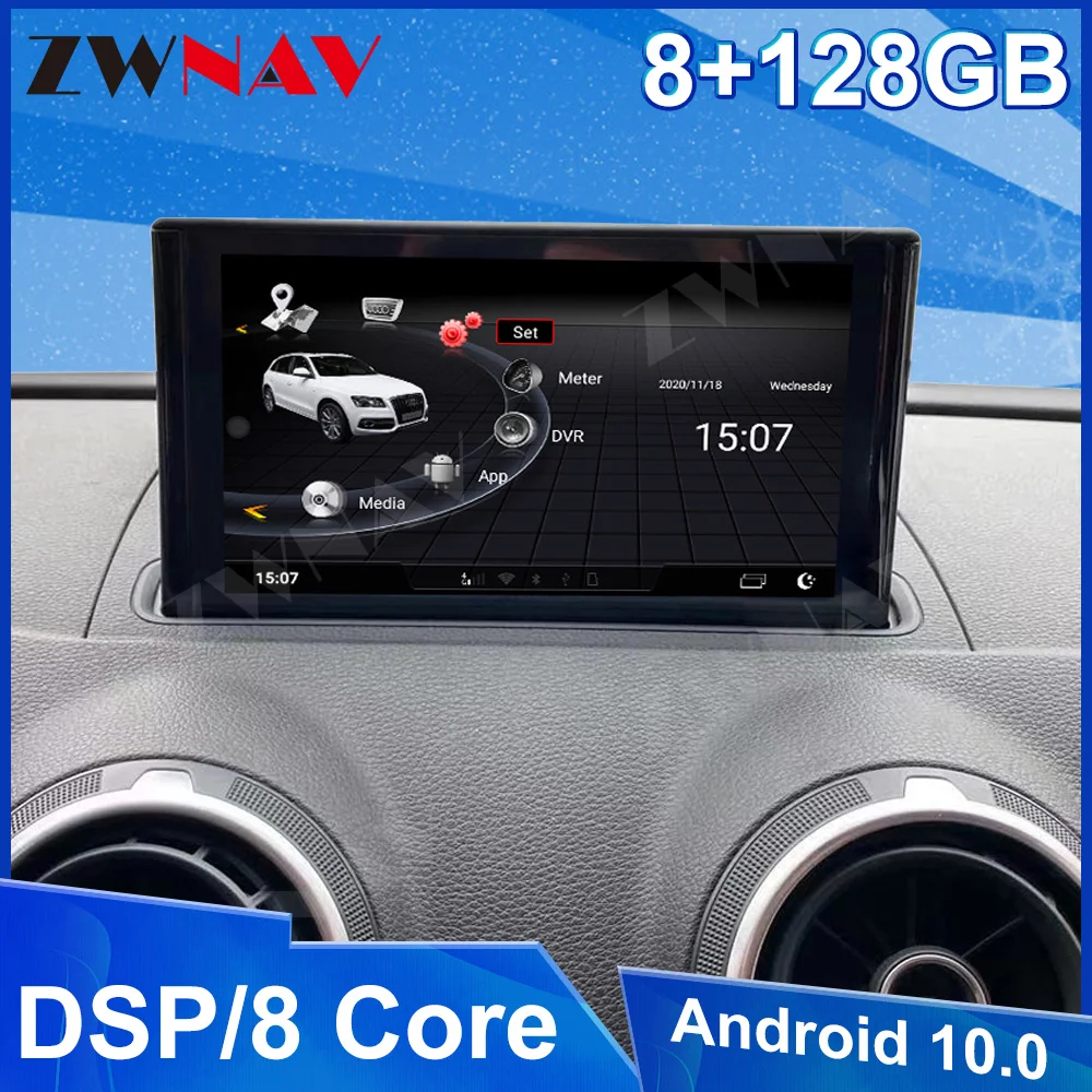 Car Radio For Audi A3 8P S3 2014-2019 IPS DSP 4GB 2din RS3 Sportback Multimedia Navigation Stereo Head Unit