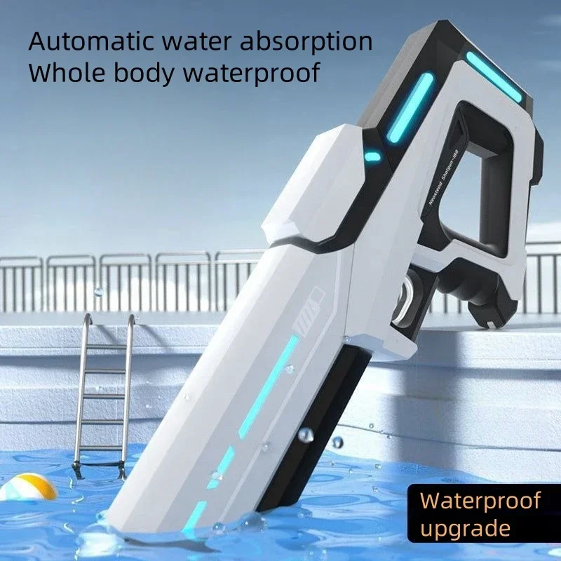 Automatic water absorbing electric water gun, outdoor beach swimming pool entertainment, adult and children\'s water gun