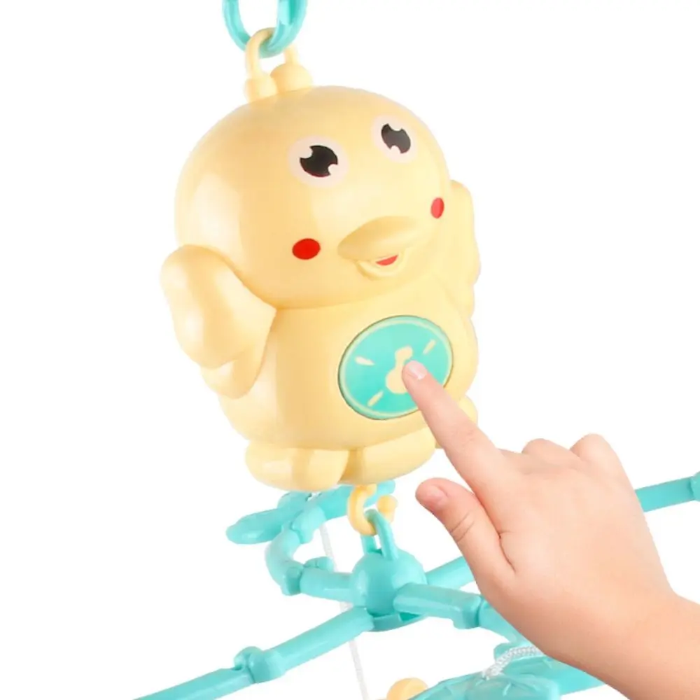 Sensory 360 ° Rotation Baby Crib Bell Plastic Soothing Sleep Hanging Pendant Music Toys Cartoon Baby Bed Hanging or 0-12 Months