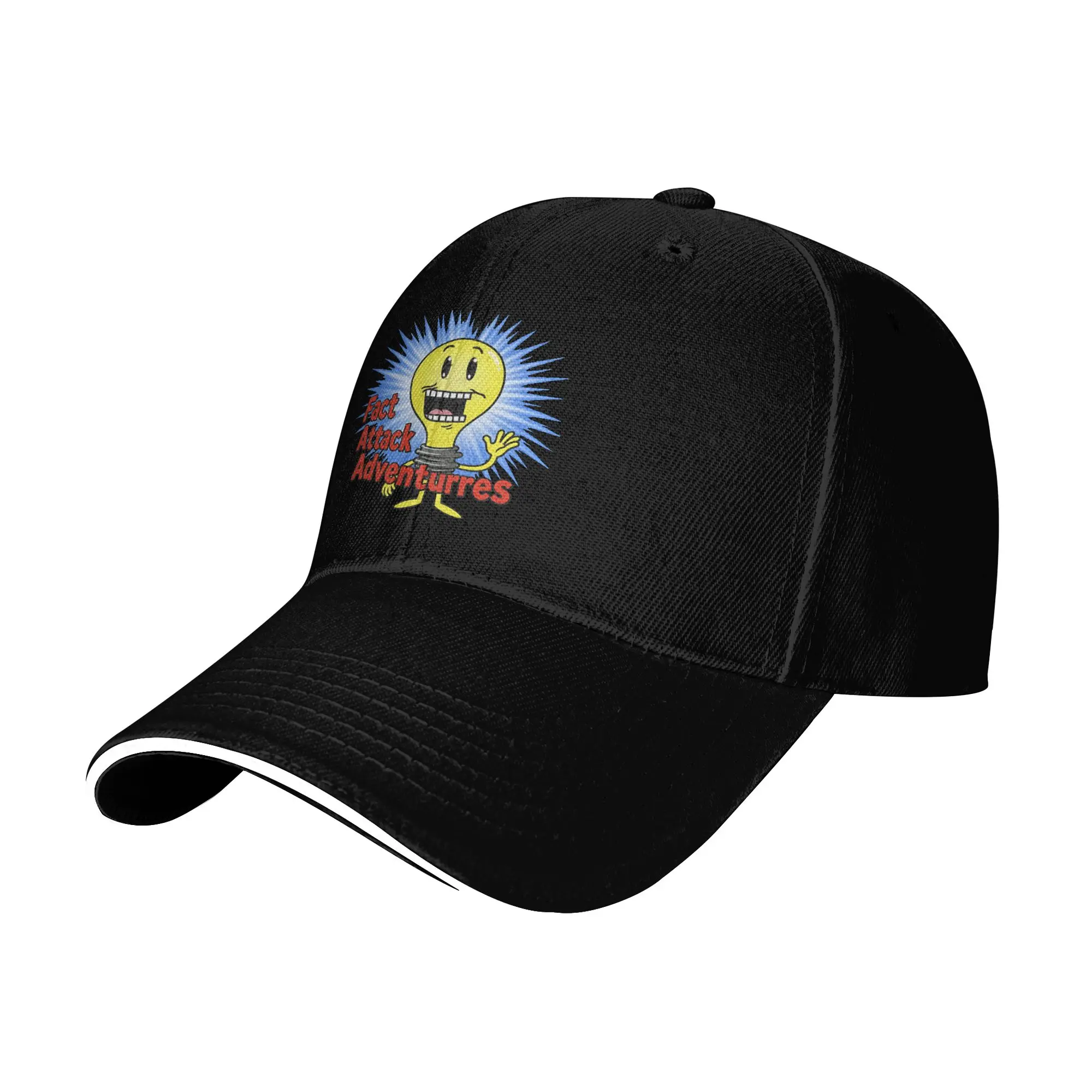 Casual Fact Attack Adventures Lighty Baseball Caps for Men Women Snapback Hat  Daily Golf Gift Sun Hats