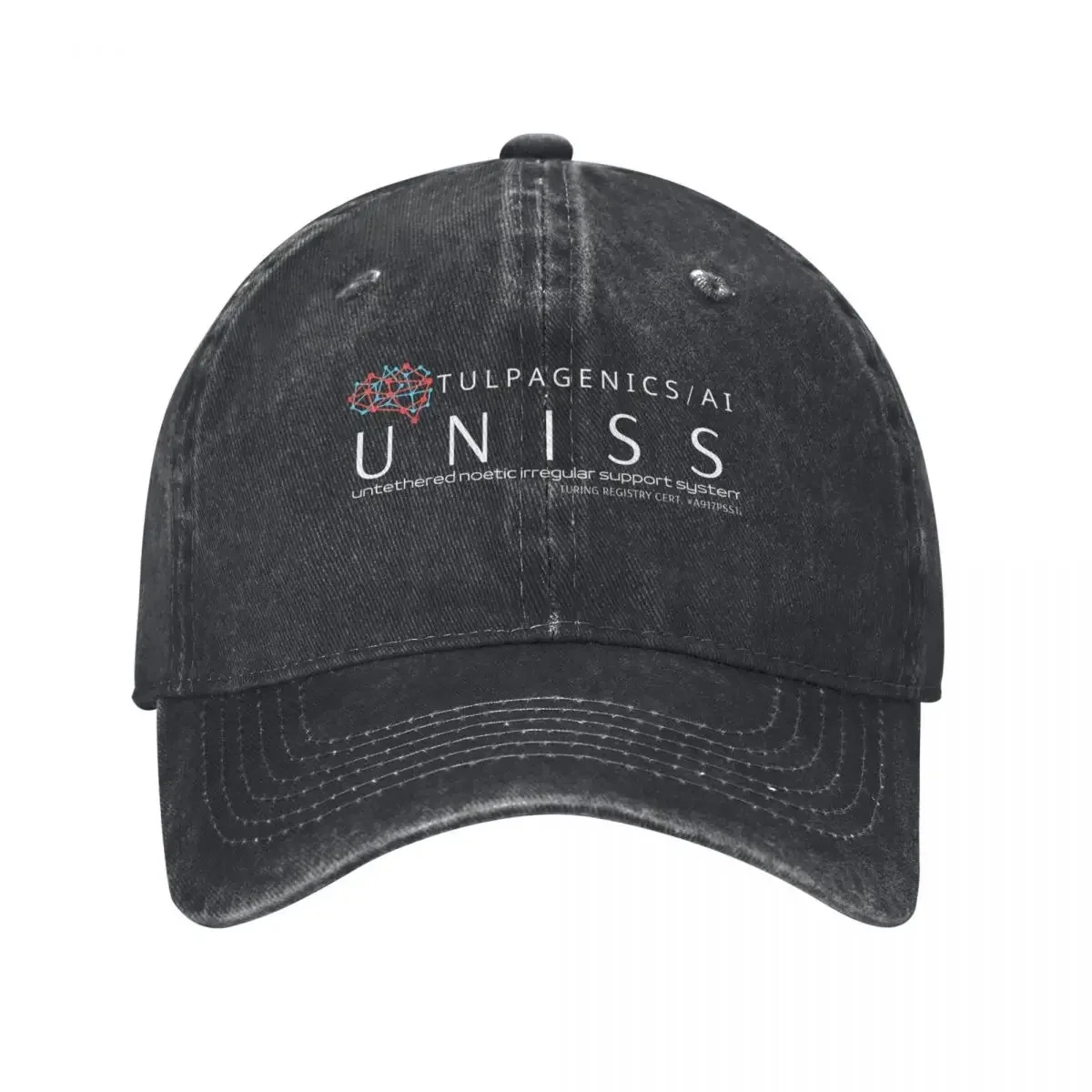 

UNISS from Tulpagenics 1.0 - White (William Gibson t-shirt Agency) Baseball Cap |-F-| Anime Golf Wear Golf Men Women's