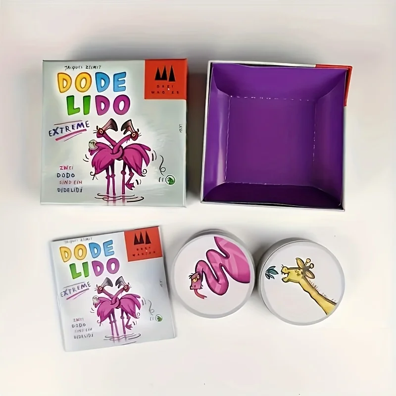 1 Card Game for 2-6 Players - Shout the Correct Statement Fastest to Get Rid of Your Cards! Comes in Two Different Versions!