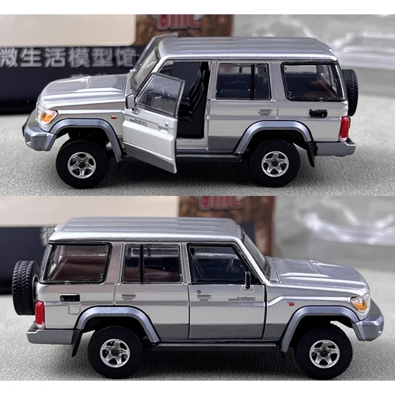 BM 1/64 Toyota Land Cruiser LC76 Alloy Toy Motor Vehicle Diecast Metal Model