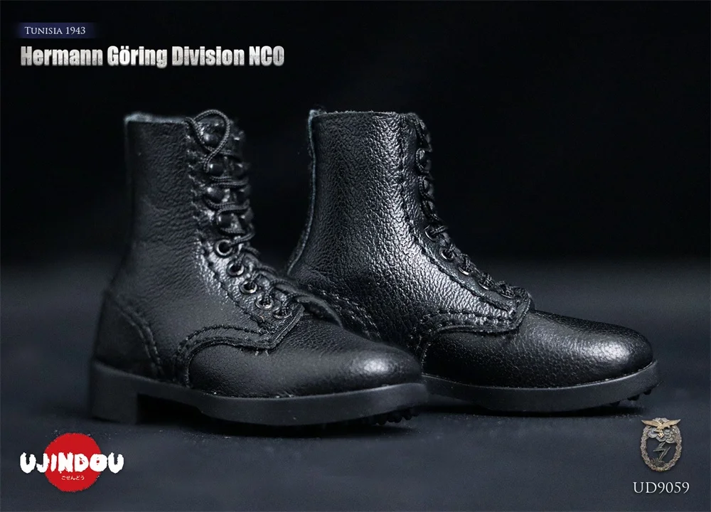 

For Sale 1/6 UJINDOU UD9059 Soldier Doll Leather Hollow Shoe Boots Y Belt Lunch Box Water Bottle Accessories For 12" Figure Doll