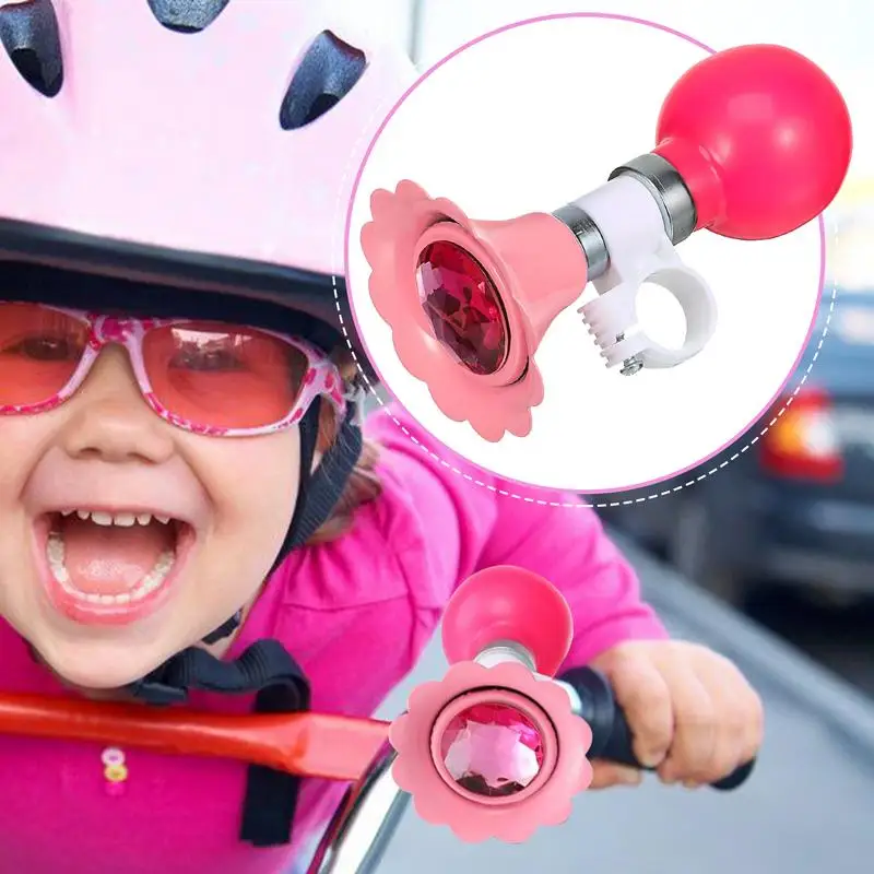 Kids Cycle Horn Scooter Handlebar Squeeze Air Horn Bugle Riding Cycle Warning Bell Trumpet Honking For Tricycle Balance Vehicles