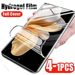 4-1 PCS Hydrogel Film for VIVO V30 Lite Pro V30e Screen Protector for VIVO V29 V27 V25 V23 V21 V20 Pro E Soft Tpu Film Not Glass