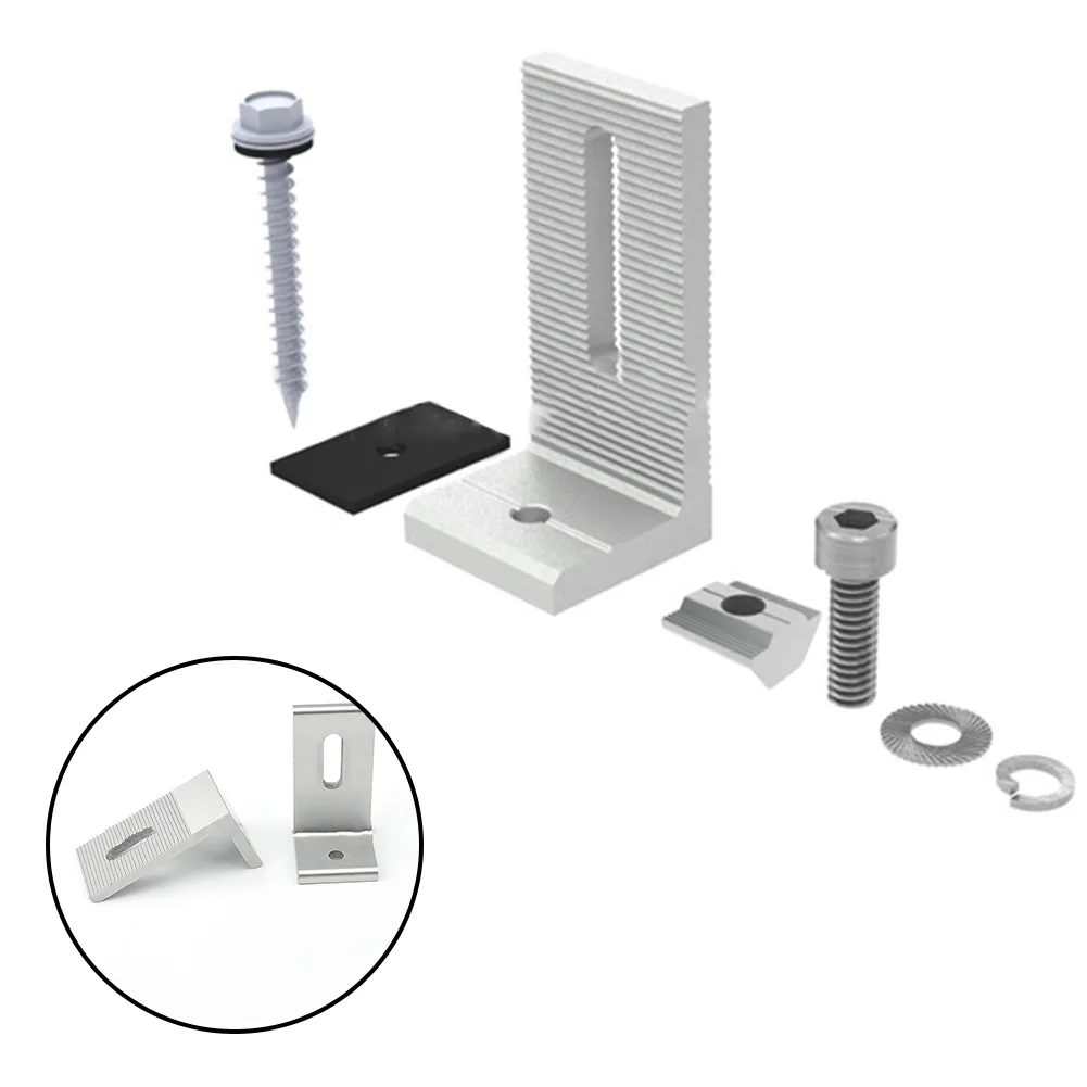 حل تركيب طويل الأمد مع دعامة تثبيت لوحة من النوع L من الألومنيوم لوحدات الطاقة الشمسية، بناء قوي #6