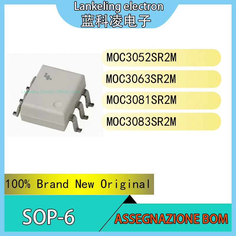 (10PCS)MOC3052SR2M MOC3063SR2M MOC3081SR2M MOC3083SR2M 100% Brand New Original Chip IC SOP-6