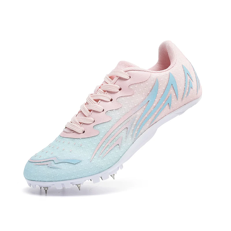 New Student Professional Track and Field Shoes Running Anti Slip Training Shoes Sneakers Ultra Light Hard Soled Long Jump Shoes