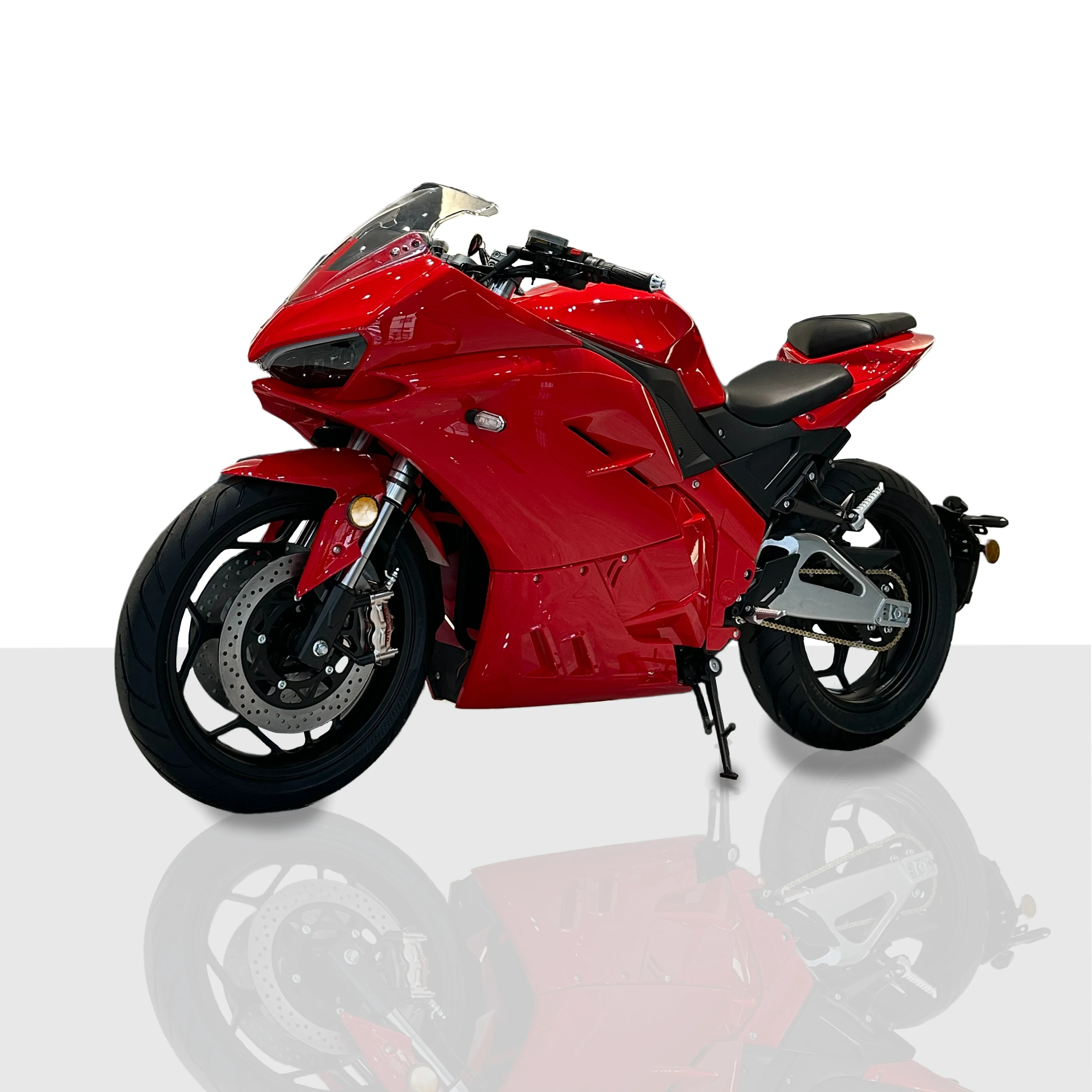 XDS Motorcycle เป็นมิตรกับสิ่งแวดล้อมที่เชื่อถือได้ City Sport 4000w Mid-Chain Electric Racing Motorcycles