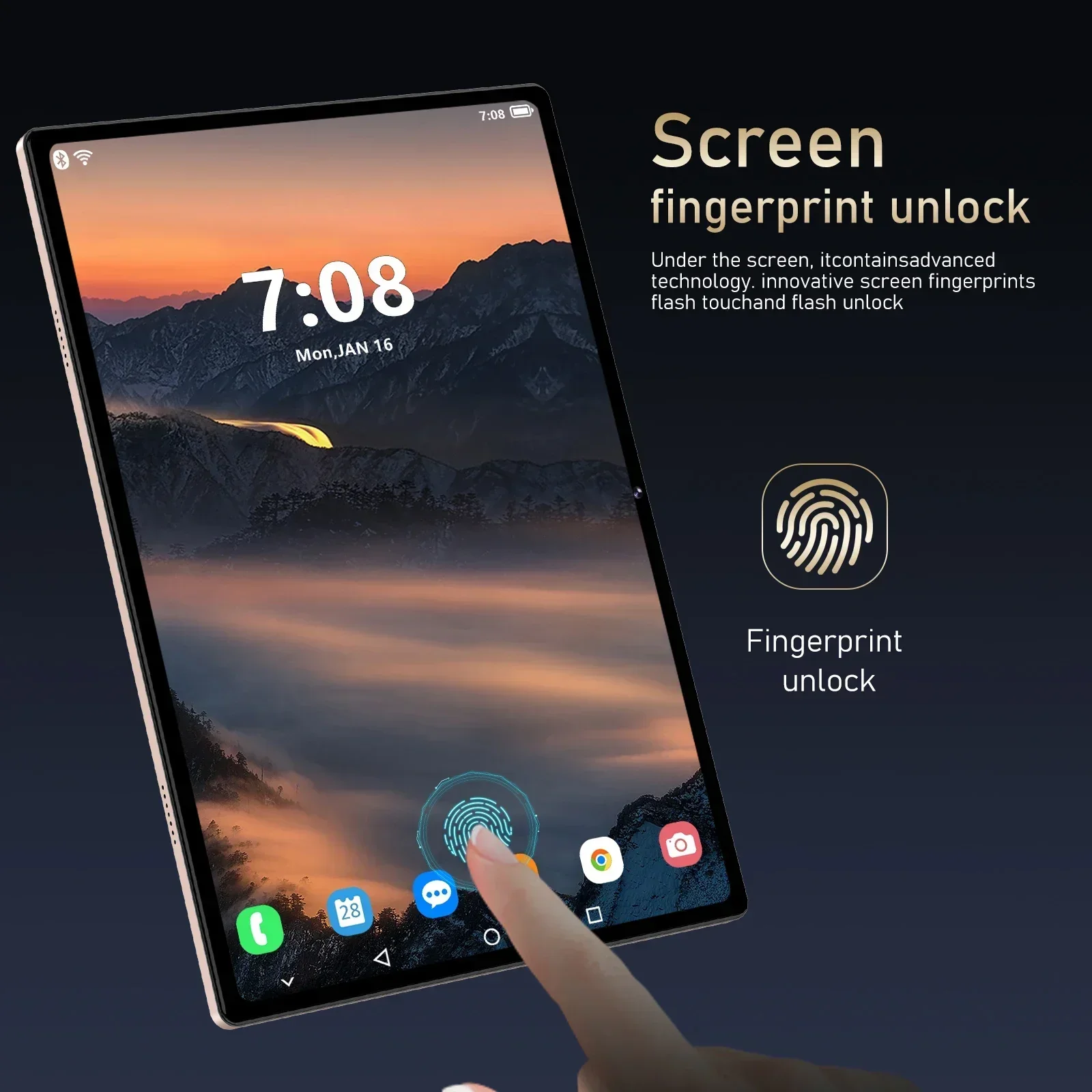 New Tablet Pad 9 Pro11 inch 16GB+1024GB HD 4K Screen Snapdragon 8Gen2 Android 13 Tablet 5G Dual SIM WiFi Google Tablet PC