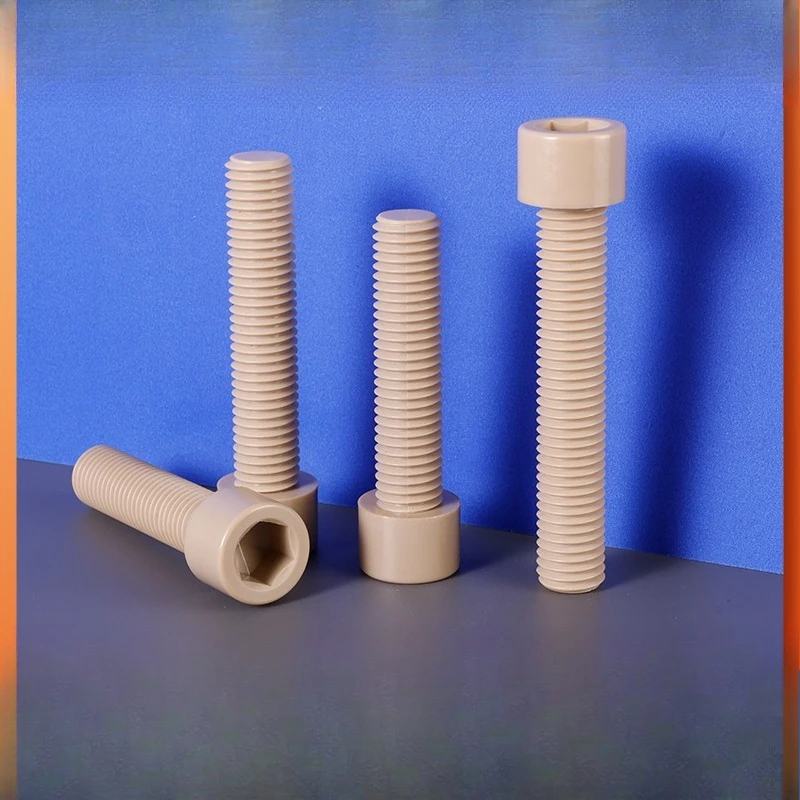 

30pcs M2 PEEK Hex Socket Head Cap Screw High Temperature Resistant Bolt