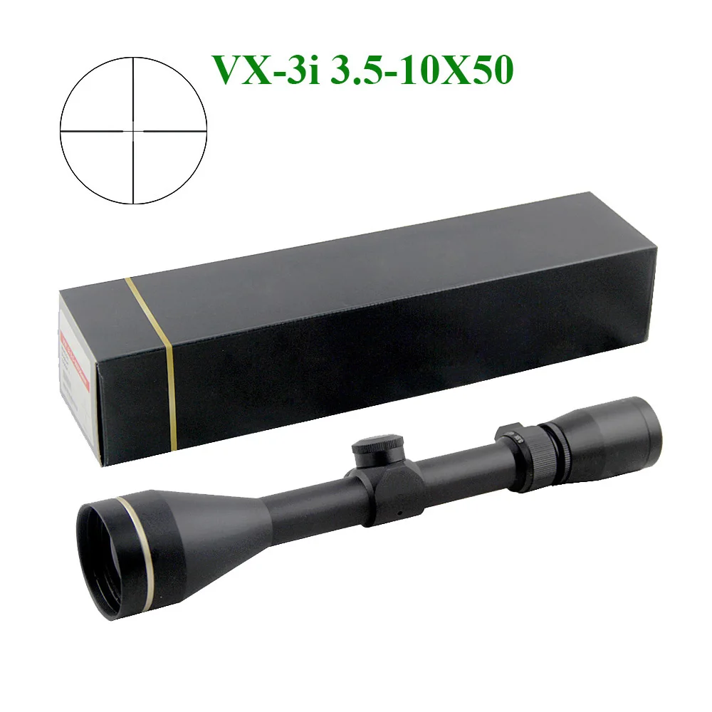 

Tactical VX-3i 3.5-10X50 Long Range Scope Mil-dot Optics 1/4 MOA Rifle Hunting Scope Fully Multi Coated Magnification Adjustment