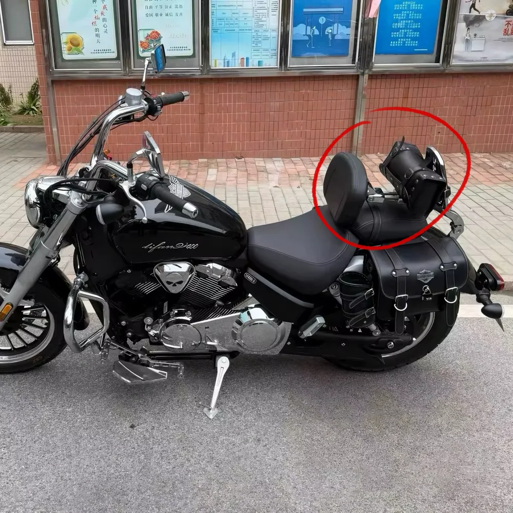 For Lifan V400 modified multi-function folding backrest - multi-function backrest non-destructive installation