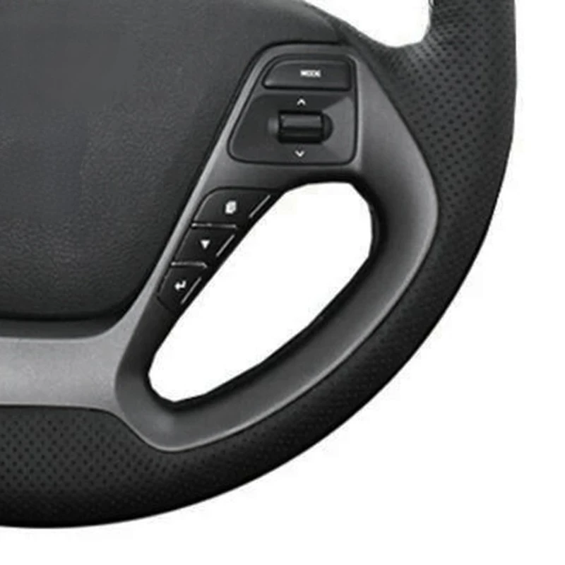 Original Steering Wheel Braid Car Accessories Artificial Leather Car Steering Wheel Cover For Kia K3 K2 Rio Ceed Cee'd Cerato