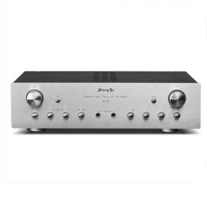 SY-014 Shengya SK-128 Combined Digital Karaoke Power Amplifier Home Professional Power Amp Conference Audio 80W+80W (8Ohm)