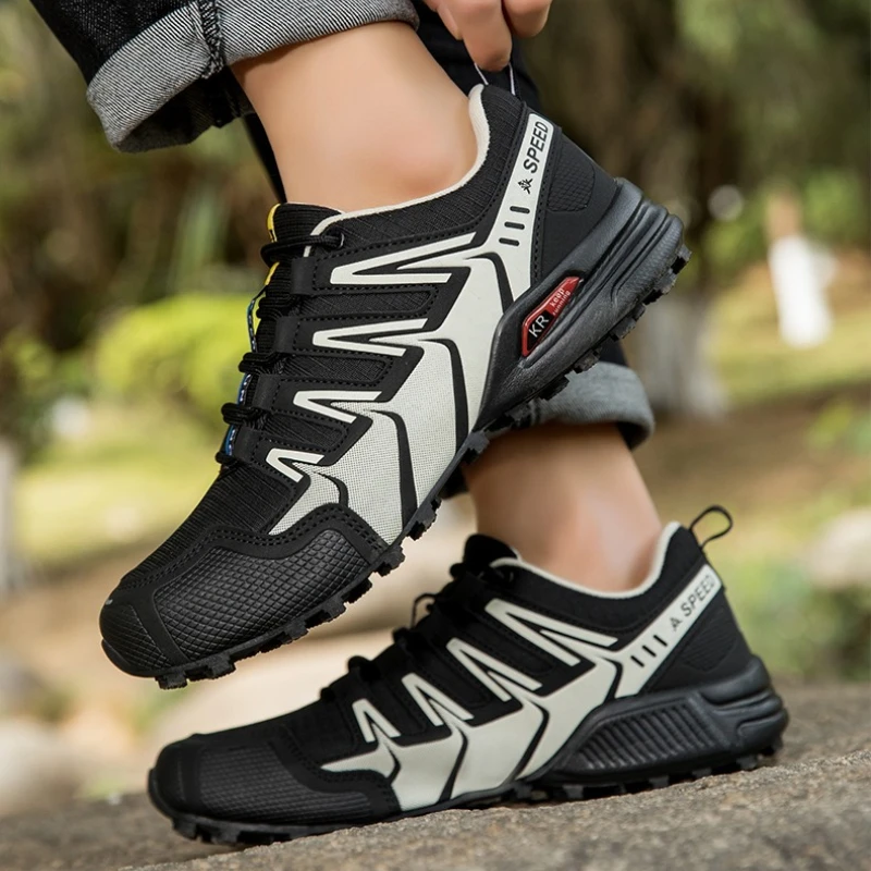 

Hiking Shoes Men's Outdoor Rubber-Soled Non-Slip Tactical Training Shoes Lightweight Comfortable Hiking Travel Sports Shoes Men
