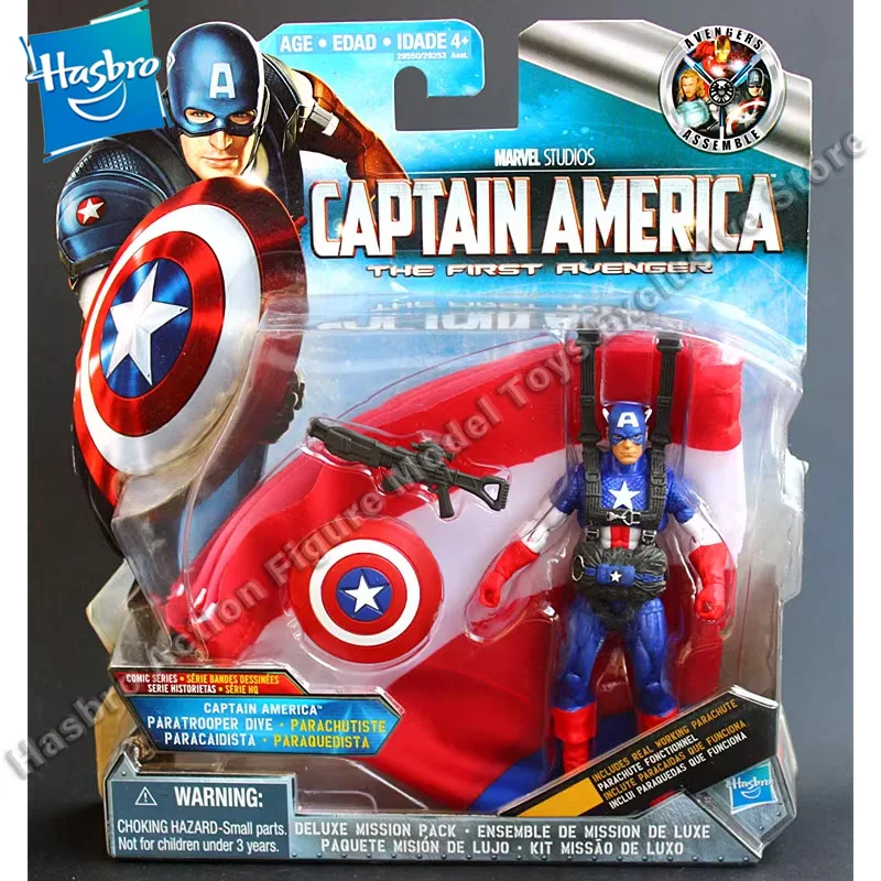 Hasbro Marvel Captain America Action Figures Model Toy Collectible 4.92inch Movable Figure Model Toy Gift for Children