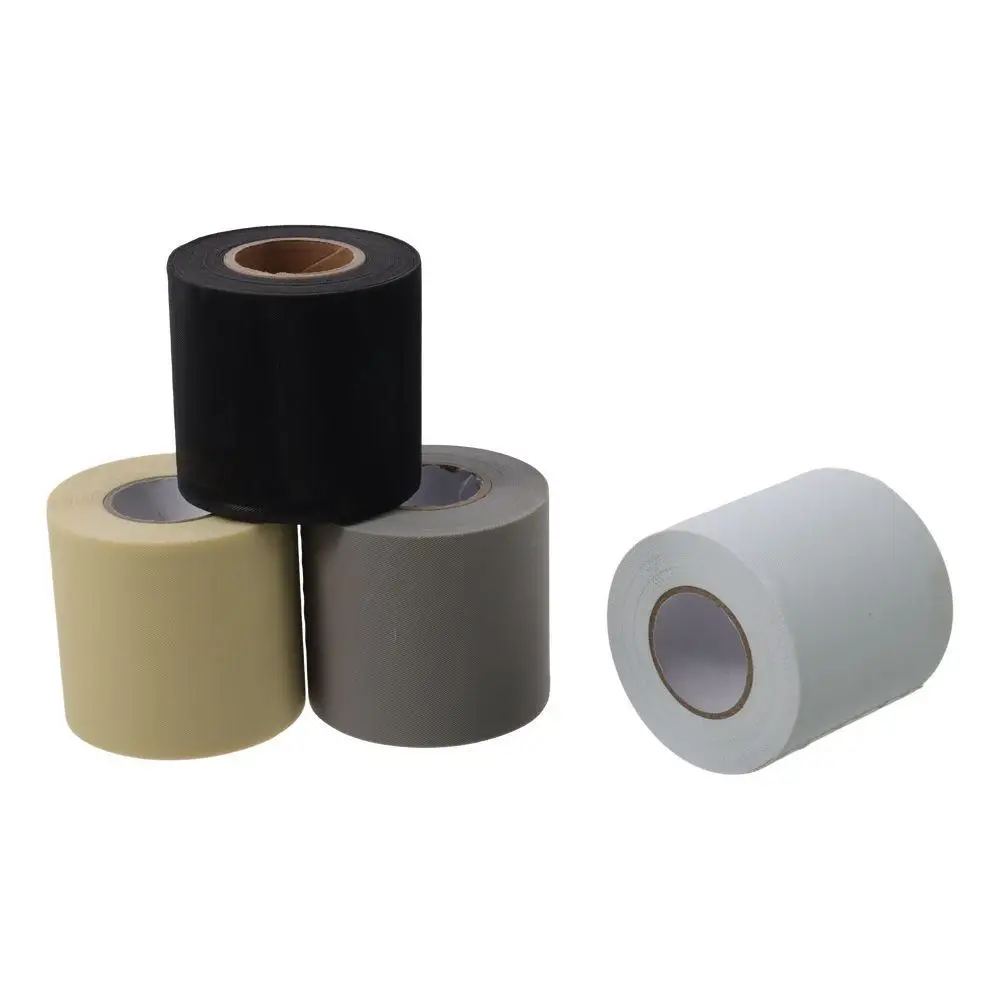 Cinta duradera para tubos de aire acondicionado de PVC, cintas protectoras portátiles para envolver tubos de 6cm x 13m