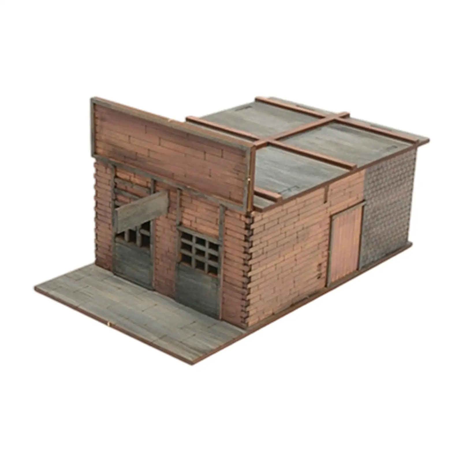 مجموعة نماذج بناء المدينة 1/72، ثلاثية الأبعاد للبالغين، ديوراما ذاتية الصنع، نموذج معماري لطاولة الرمل ذات المناظر الطبيعية الصغيرة