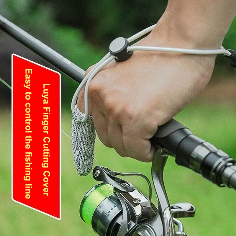 Finger Protective Glove Finger Cover For Fishing Anti-cut Fishing Finger Protector Glove For Casting Control For Outdoor Single