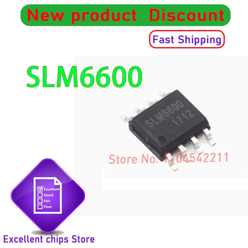 5 ピース〜500 ピース/ロット SLM6600 SOP8 新オリジナル