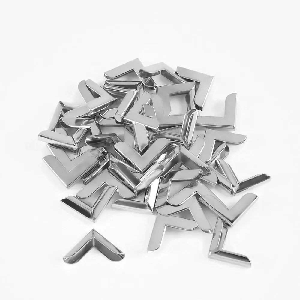 Caderno menus pastas caixa de jóias móveis ferragem suportes de canto protetores de canto scrapbooking álbuns canto decorativo