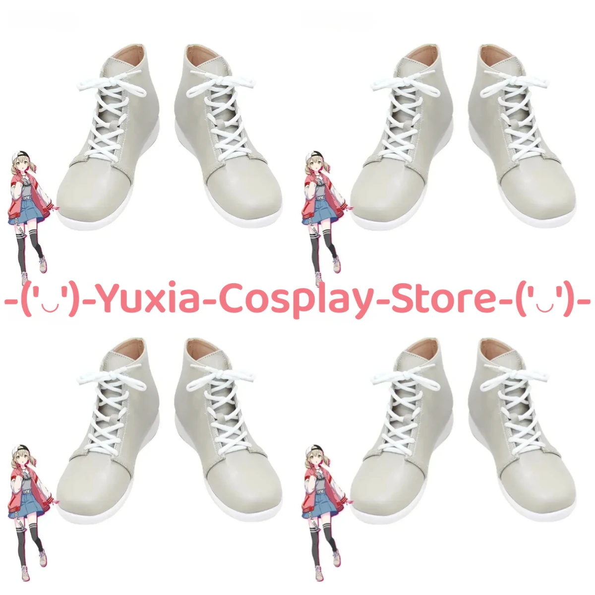 

Юксиакосплей! Project Sekai Azusawa Kohane, обувь для косплея, реквизит для персонажей аниме, ботинки из искусственной кожи, карнавальный костюм на Хэллоуин