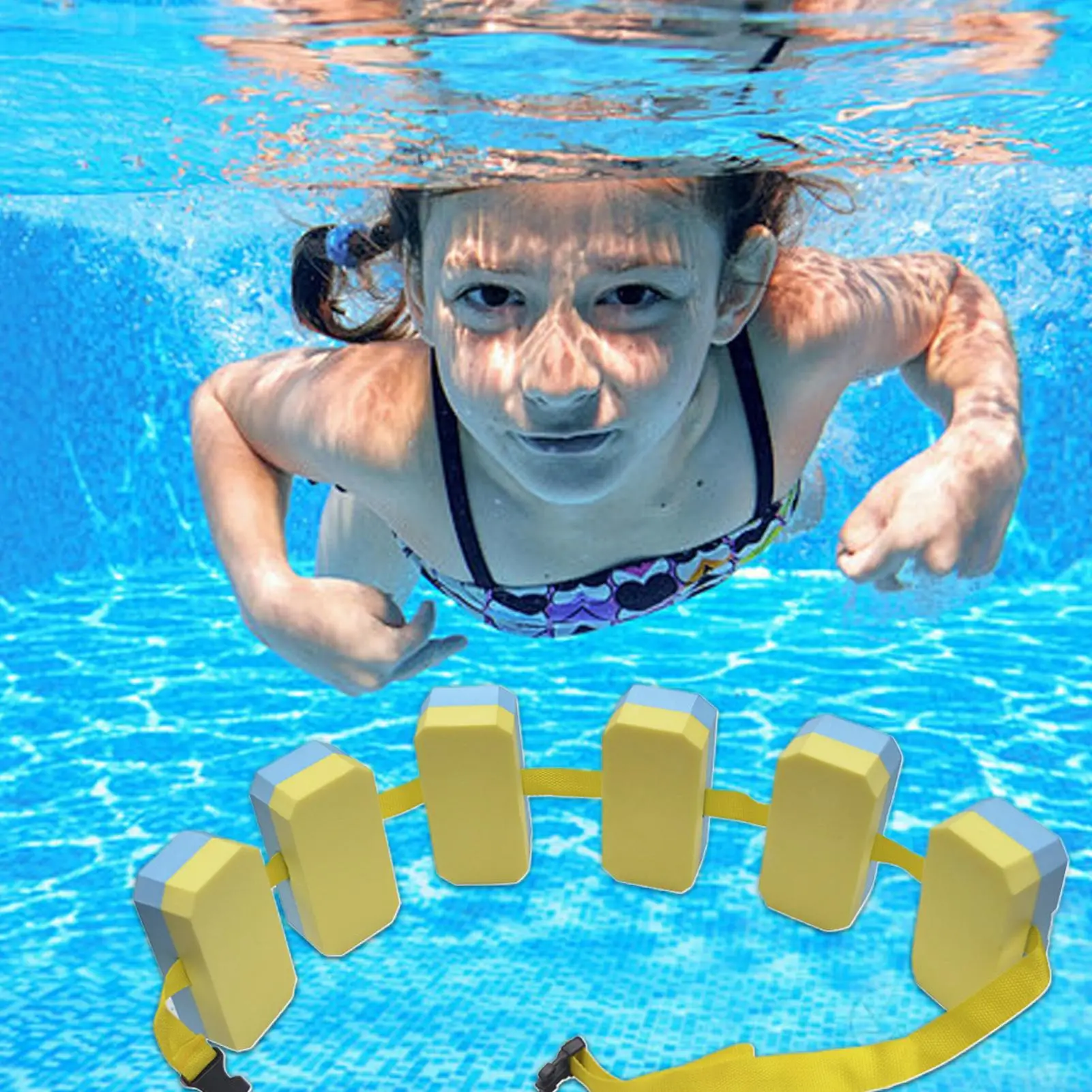 Cintura da nuoto per bambini Allenatore di nuoto per bambini Cintura galleggiante Dispositivo di galleggiamento regolabile Aiuto per l'allenamento di sicurezza per bambini Principianti