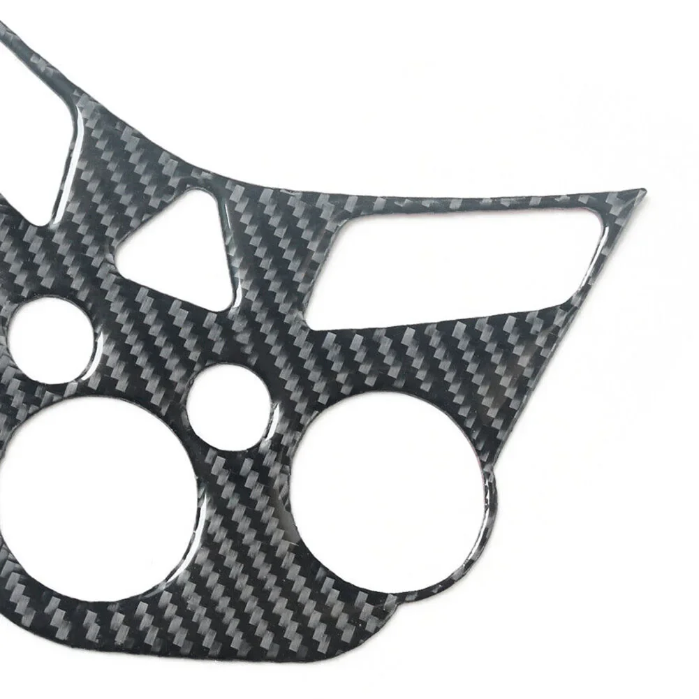 

Interior Carbon Fiber Climate Control Cover Trim for Chevrolet For Sonic 2012 2016 with Backing for Secure Installation