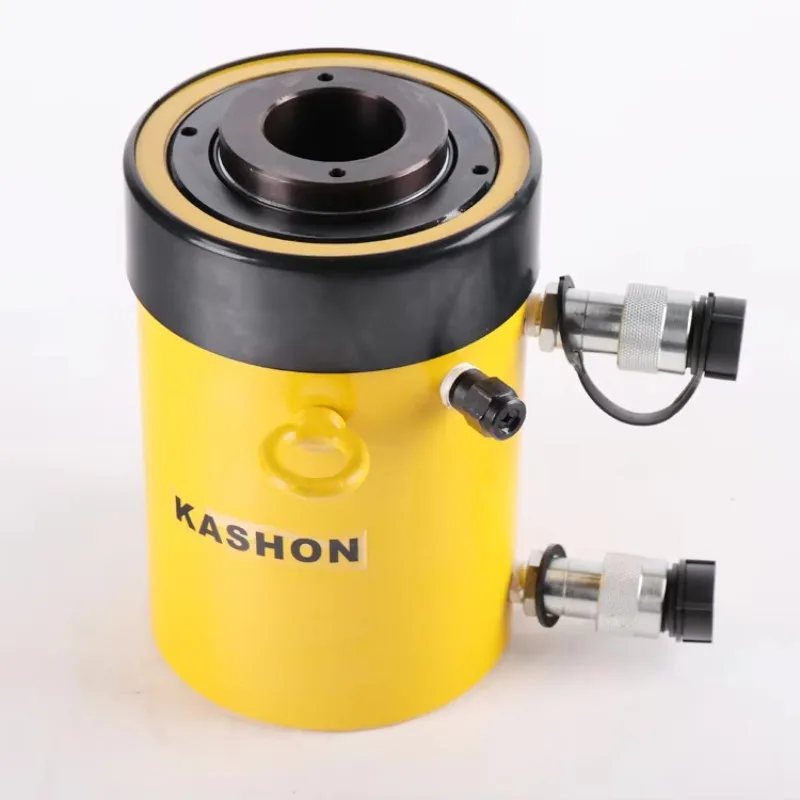 Alta qualidade RRH-603 700 Bar/10000 psi Cilindro hidráulico de pistão oco de dupla ação de alta pressão