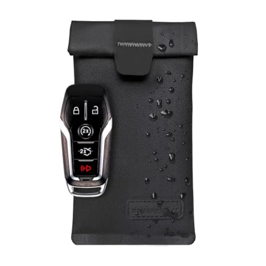 

Faraday Key Fob Jacket® - RFID Shield Anti-Theft Protection Water Resist Magnetic Close