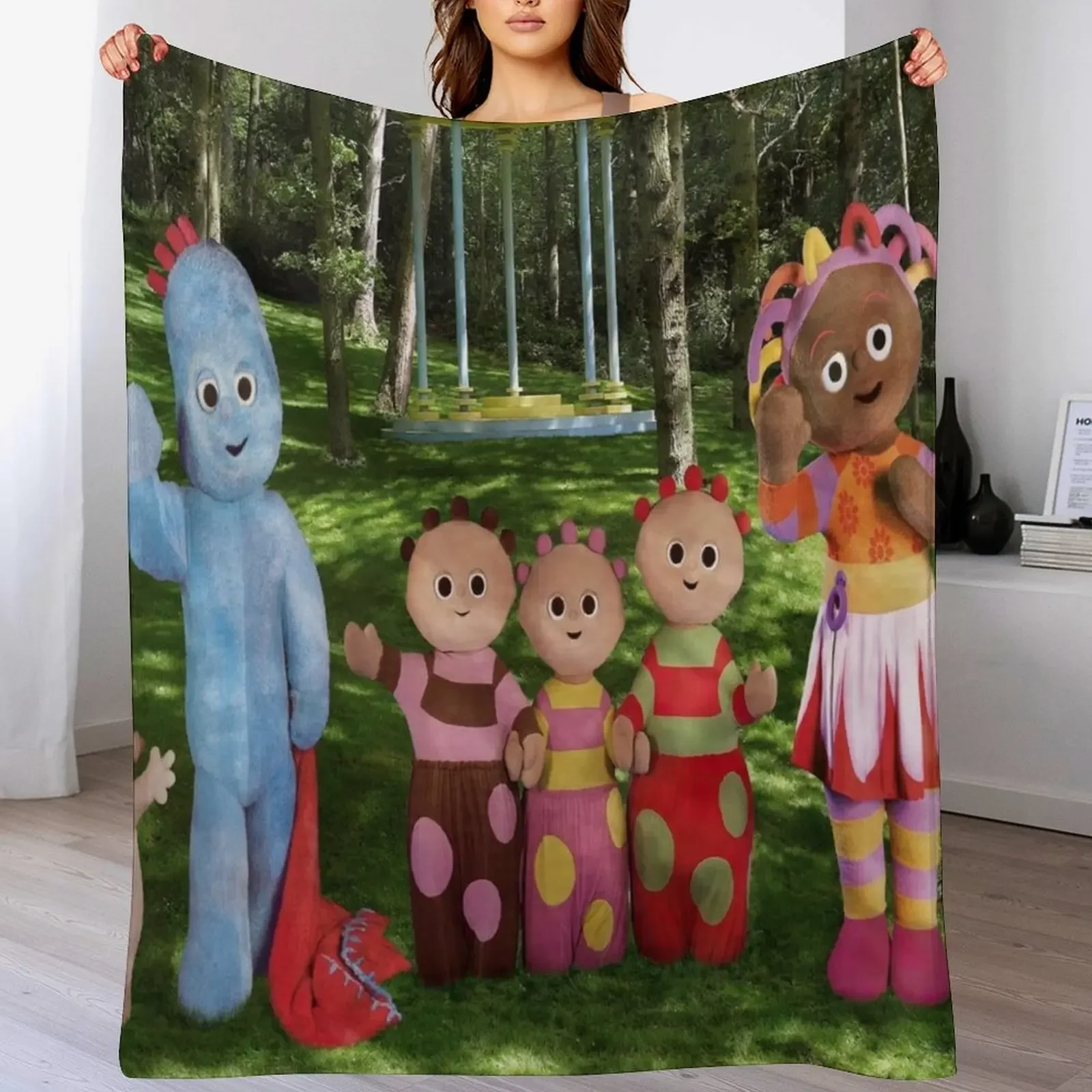 

The Night Garden gift for fansthe night garden characters Throw Blanket Tourist manga Retros Summer Blankets