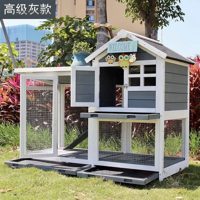 

Waterproof luxury villa outdoor rabbit nest pet cage pigeon, bird dog, cat rabbit, chicken nest