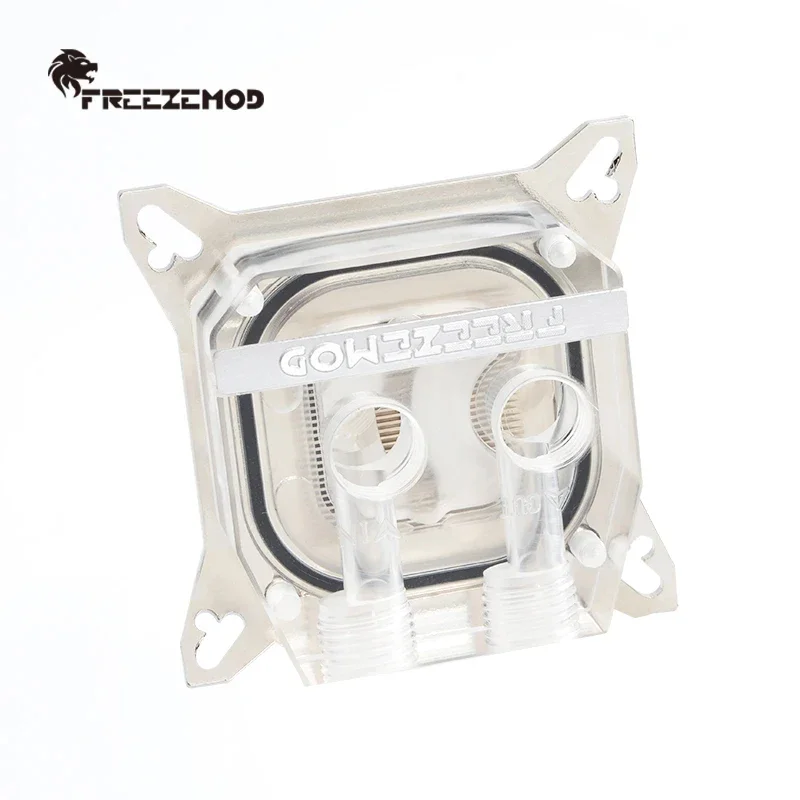 FREEZEMOD คอมพิวเตอร์ GPU Core Water Block เข้ากันได้กับ51*61, 53*53, 55*55, 58*58, 61*61 Hole Pitch 5V RGB AURA SYNC