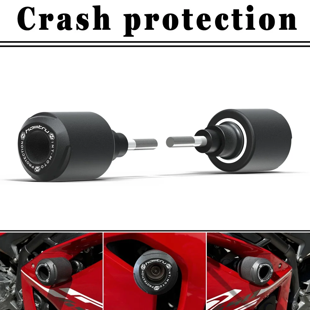 Motorcycle Frame Slider Protector Anti Falling Rod Crash Frame Slider Protect Pad For Yamaha MT-03 2016-2021