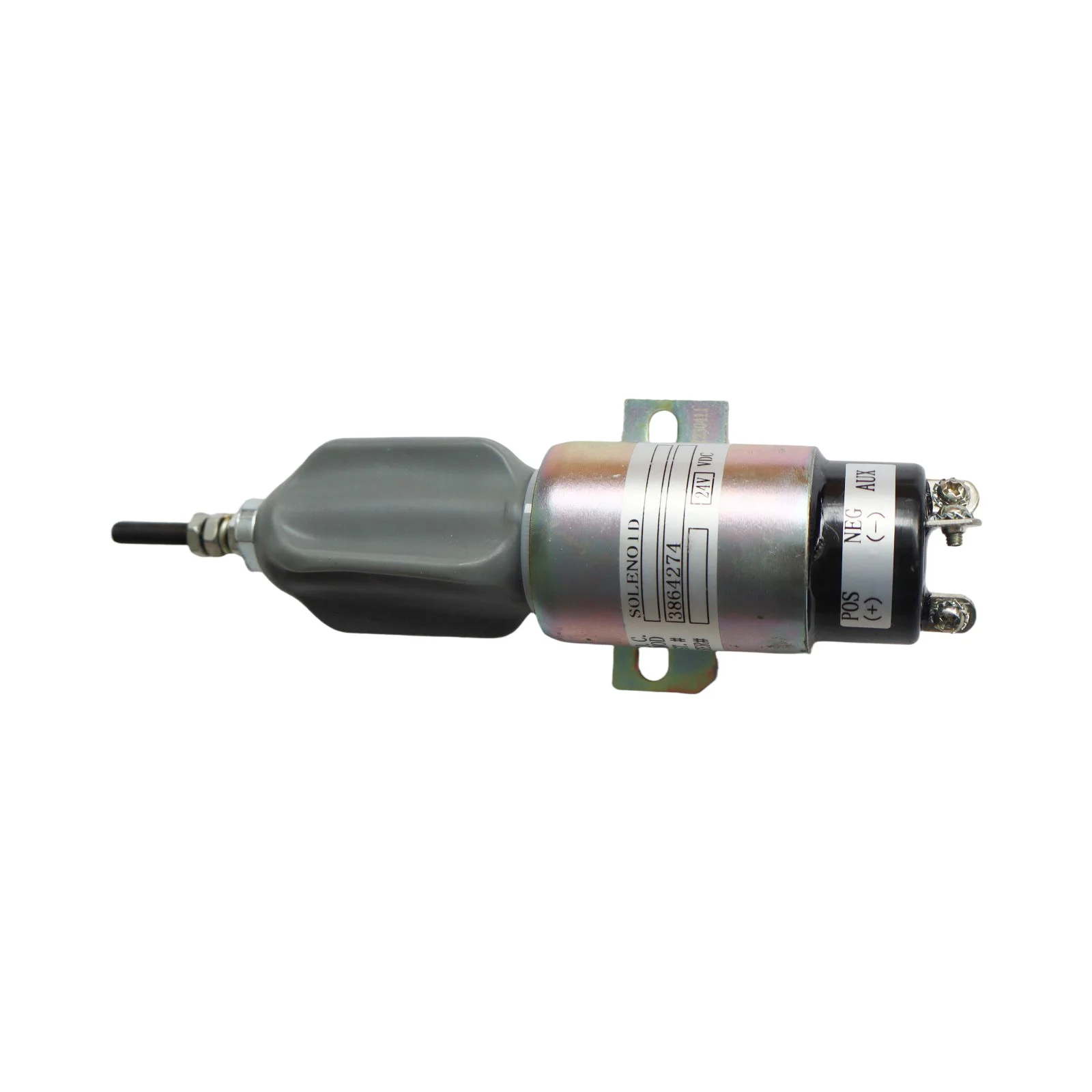 1 Piece Auto Engine Stop Solenoid Valve 3864274 Fit For Hyundai R170W-7 R180W-9S Heavy Excavator Engine 24V Auto Replacement