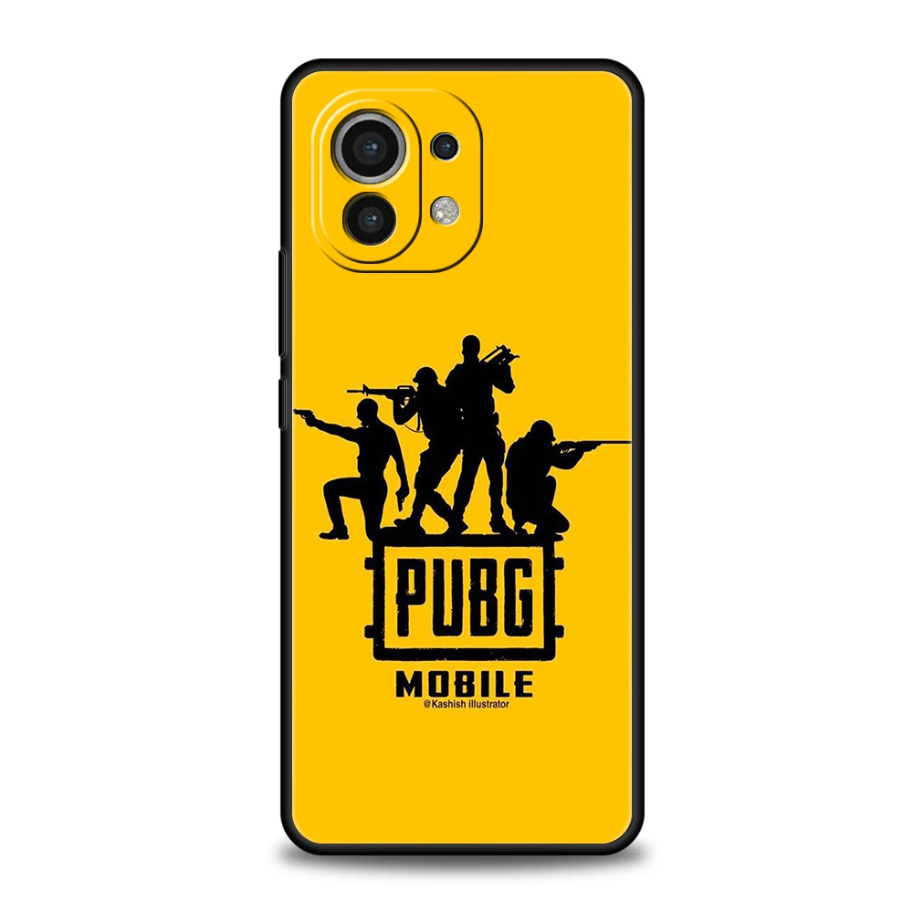 حافظة هاتف Game PUBG لهاتف شاومي Mi X3 X4 NFC F3 M3 M4 GT Note 9T 10T 10 11 Ultra 11T 11X 12 Pro Lite 5G حقيبة من السيليكون